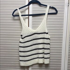 Striped Knit Tank Top
